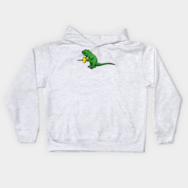 Lizard lad Kids Hoodie by tan-trundell